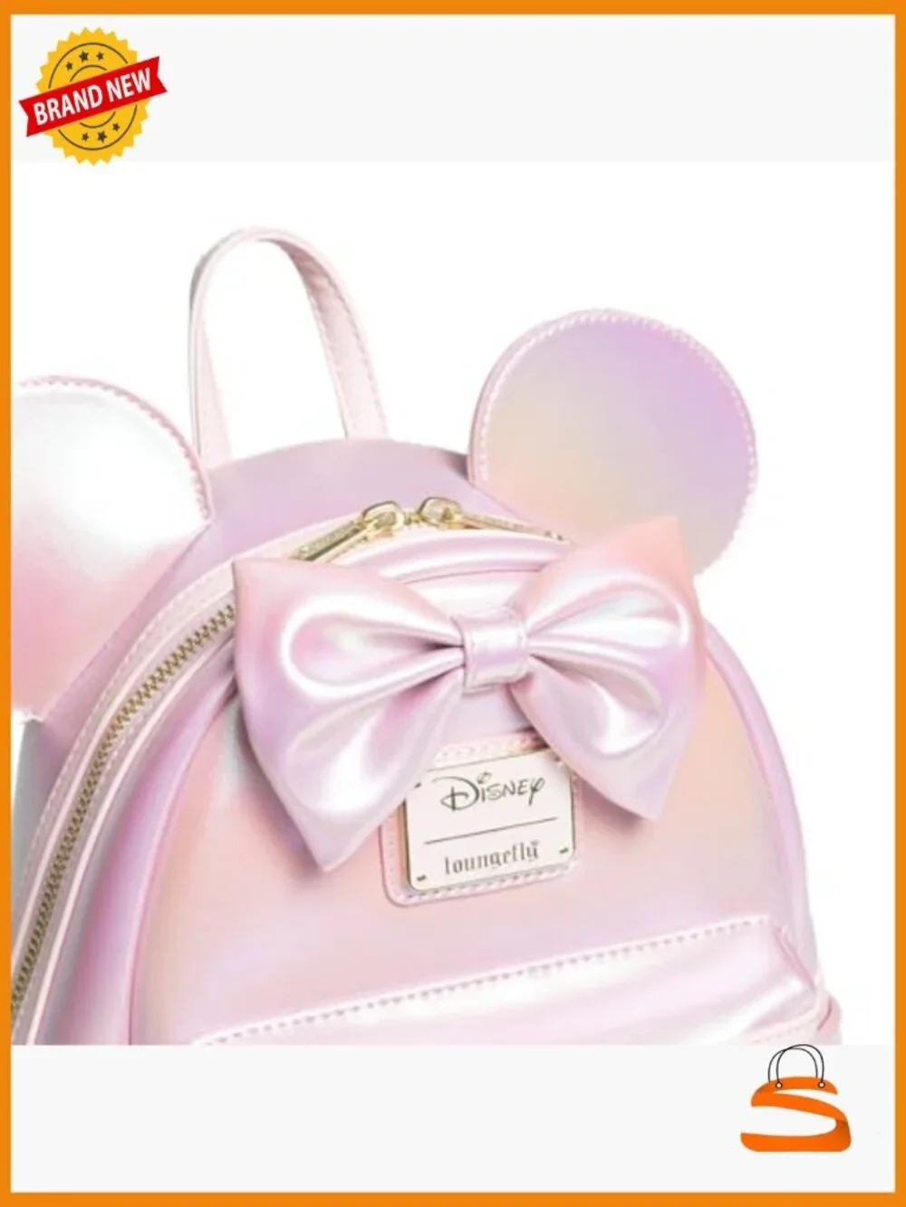 Loungefly Minnie Mouse Iridescent Faux Leather Backpack Women's